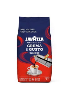 Buy Lavazza crema e gusto whole bean coffee 1 kg bag authentic italian blended and roasted in italy full bodied creamy dark roast with spices notes in UAE