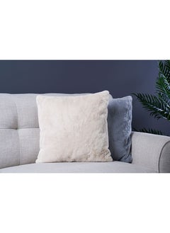 Buy Heaven Filled Cushion 48x48cm-beige in UAE