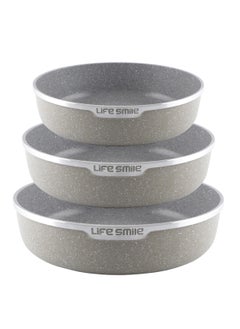 Buy Oven Pan Set - Non Stick PFOA Free Multi Layer Granite Coating Oven Dishes - Die Cast Aluminum Body, Suitable For Baking in Oven or Cooking on Stove in UAE