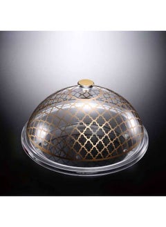 اشتري Acrylic Serving Set 35 cm Golden Design في الامارات