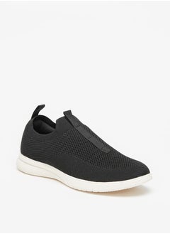 اشتري Mesh Textured Slip-On Sneakers في الامارات