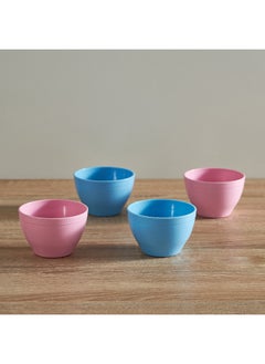 Buy Armada 4-Piece Plastic Bowl Set 9 x 15.5 x 9 cm in UAE