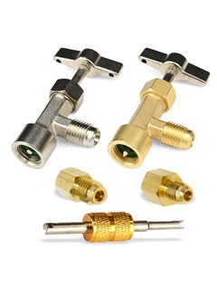 Buy R134A Can Tap Valves, Self-Sealing and Puncture Style Refrigerant Can Tap with Tank Adapters for Refilling Automotive Air Conditioning Systems in UAE