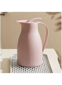 Buy Thermal Coffee Carafe Household Small Insulation Pot, Large-Capacity Glass Liner Thermos Thermal Jug, Portable Office Coffee Pot (Color : Pink) in Saudi Arabia