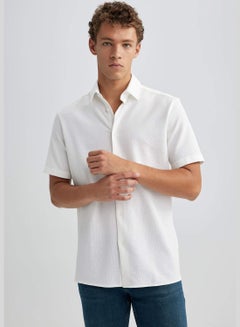 Buy Man Woven Short Sleeve Shirt in UAE