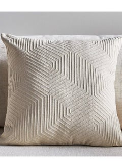 اشتري Brenner Embroidered Filled Cushion Cover 50x50 cm في السعودية