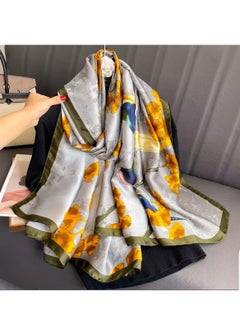 Buy Spring and summer fashion print shawls Women's beach scarves in Saudi Arabia