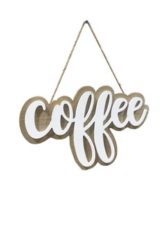 Buy Coffee Wooden Wall Hanging Signboard Home Decoration in UAE