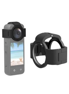 Buy Lens Guards for Insta360 X3, Transparent Protective Case Insta 360 ONE X3 Panoramic Action Camera Accessory in UAE