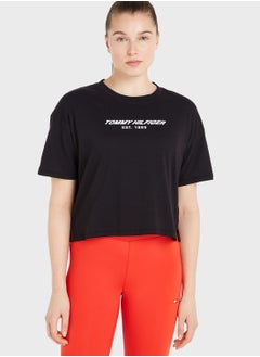 Buy Essentials Rlx Logo Crop T-Shirt in UAE