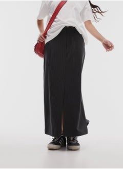 Buy Striped Pocket Detail Skirt in Saudi Arabia