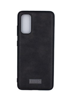 Buy Protectice Leather Case Cover for Samsung Galaxy S20- Black in UAE