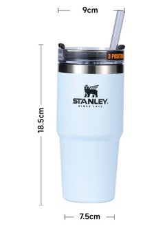 Buy Stanley Classic stainless steel chain with hot-cold 680ml-Light Blue in Saudi Arabia