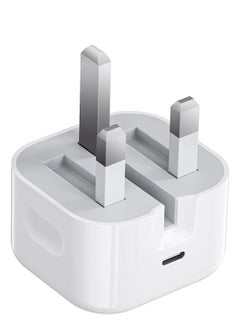 Buy User iPhone Fast Charger Plug - Latest Version 20W USB-C Power Adapter Compatible iPhone 15/15 Plus/15 Pro/15 Pro Max/14/13/12/11/X/8/7/SE 2020, iPad Pro/Air/Mini in Saudi Arabia