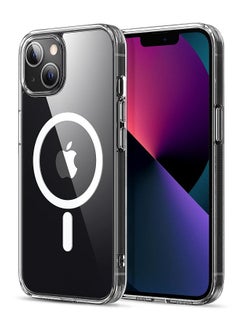 اشتري Magnetic Case Cover for iPhone 15 Compatible with Magsafe Wireless Charging, Anti-Scratch Clear Back في الامارات