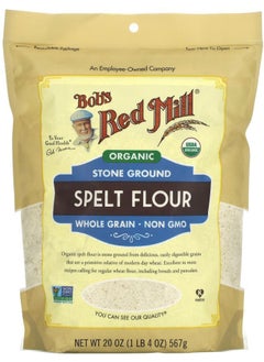 Buy Organic Spelt Flour Whole Grain 20 oz (567 g) in UAE