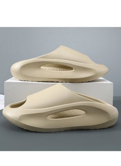 Buy Cloud Slides Women's and Men's Bathroom Anti Slip Quick Dry Ultra Soft Thick Bottom Home Slippers in UAE