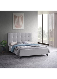 Buy Kulltorp Upholstered Queen Bed 213.5 x 130 x 161 cm, Mattress Size - 150x200cm in UAE