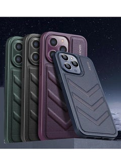 اشتري X-LEVEL For iPhone 15 Pro Max Firebat Series Phone Cover - Purple Color في الامارات