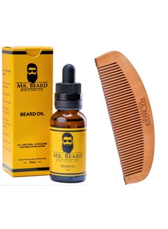 Buy Mr.Beard Tropicana Beard Oil With Beard Comb - 30 ml in Egypt