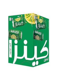 Buy Kenza Soft Drink Lemon Cans, 6 × 360 ml in Saudi Arabia