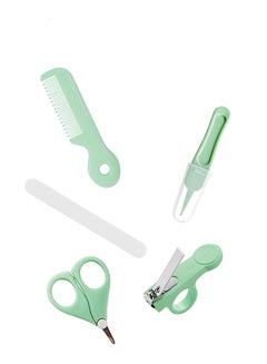 اشتري Infant Nail Clippers, Scissors, Hair Care Comb Set, Neonatal Daily Care 5-piece Set في الامارات