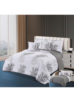 Buy Hours Comforter Set With Durable And Soft Fabric, Double-Sided Floral Print, 6 Pieces, King Size in Saudi Arabia