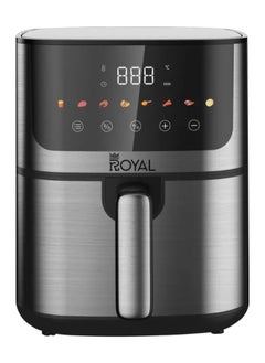 Buy Digital Air Fryer 4.7 Liter 1400 Watt 80 - 200 Temperature Rapid Hot Air Circulation RA-AFD4718 in Saudi Arabia