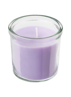 اشتري Scented candle in glass, Sweet pea/purple, 20 hr في السعودية