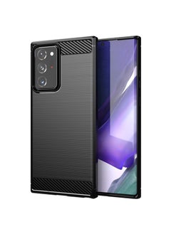 Buy Samsung Note 20 Ultra TPU Case Cover Phone Accessories with Camera Protection Soft Anti-scratches Back Cover Case Flexible TPU Bumper with Brushed Carbon Fiber Texture [Shock Absorption] Protective Co in UAE