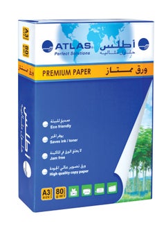 Buy 500-Sheet A3 Size Premium Copy Paper in UAE