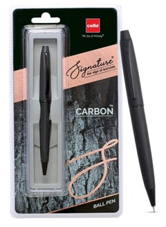 اشتري Signature Carbon Ball Pen Blue Ink في الامارات