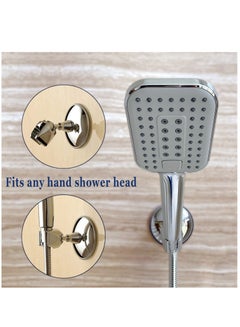 Buy Shower Head Holders,360°Rotation Adjustable Shower Bracket,Adjustable Removable Shower Head Mount, Vacuum Suction Cup in Saudi Arabia