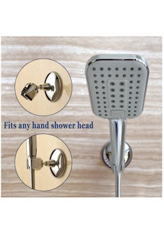 Buy Shower Head Holders,360°Rotation Adjustable Shower Bracket,Adjustable Removable Shower Head Mount, Vacuum Suction Cup in Saudi Arabia