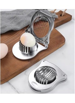 Buy Stainless Steel Egg Slicer Silver in Saudi Arabia