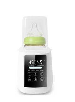اشتري Baby Bottle Warmer, 6-in-1 Fast Baby Milk Warmer with Timer for Breastmilk or Formula, Accurate Temperature Control, 24H Keep, Food Heater&Defrost BPA-Free Bottle Warmer for All Bottles في الامارات