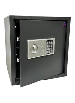 اشتري Digital Safe - Compact Steel Money Security Box with Electronic Keypad and 2 Manual Override Keys ( Black ) Colour  By LOTFY GROUP ( H40 * W38 * D38 CM ) في مصر