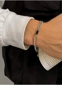 Buy Men’s Bracelet Made Of Stainless Steel in Saudi Arabia