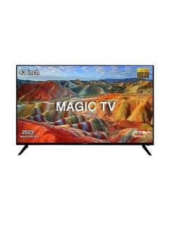 Buy Magic World 43 Inch Full HD LED TV, Energy Efficient, Multilanguage OSD, Free Wall Mount, 1-Year Warranty - MG43Y20FBFB in UAE