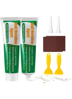 اشتري 2 Pack Wall Mending Agen Wall Spackle Repair Paste Drywall Repair Kit and Wall Mending Agent Quick and Easy Solution for Drywall Repair في الامارات