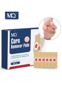 اشتري 24PCS Foot Corn Removal Plaster, Natural Ingredients, Foot Care Expert, Calluses Plantar Treatment, Relief Pain From Calluses, Corns, Blisters, Heel Frictions في الامارات