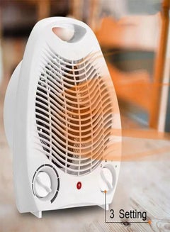 Buy Portable Electric Fan Room Heater with 2 Temperatures 2000W in Saudi Arabia