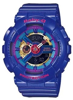 اشتري ساعة رياضية رائعة ساعة نسائية يابانية وكورية زرقاء BA -112-2A في السعودية