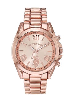Buy U.S. Polo Assn. Women's Quartz Watch Rose Gold USC40435AZ in UAE