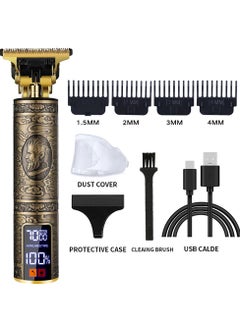 اشتري Rechargeable Hair Clippers  Professional Hair Trimmer  Electric Beard Shaver Hair Cutting Kit في السعودية