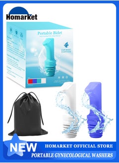 Buy 2 Pack Portable Bidet, Handheld Travel Shattaf Bidet Spray for Postpartum Newborn Baby Anus Personal Hygiene Cleaning Washing, Outdoor, Camping, Traveling, Driver in UAE