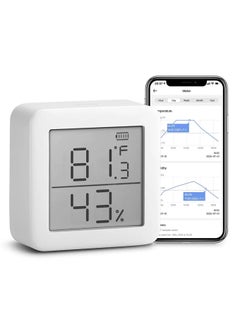 Buy Smart Hygrometer Thermometer Bluetooth Wireless Room Temperature Humidity Sensor in UAE