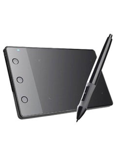 Buy Graphic Drawing Tablet With 4000LPI Rechargeable Pen Black in Saudi Arabia