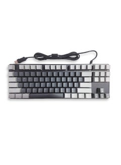 Buy Mechanical Gaming Keyboard, model KL-103 for computer and lap top (black/gray) RGB Full size with 87 key, cable USB Speed interface , blue switch, adjustable height in to give comfort to the hand while playing . It can be used at home, office and personal use. in Egypt