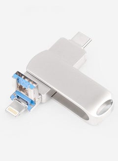 اشتري Lightning Portable USB 3.0 Type-C Flash Drive 64 GB For iPhone/iPad  Silver في السعودية